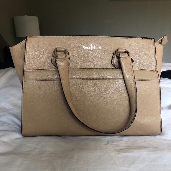 Cole Haan Handbag Cream Tote - Picture 1 of 5